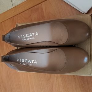 Viscata Marquesa Brandy Wedge Pumps - Size 39 / 8